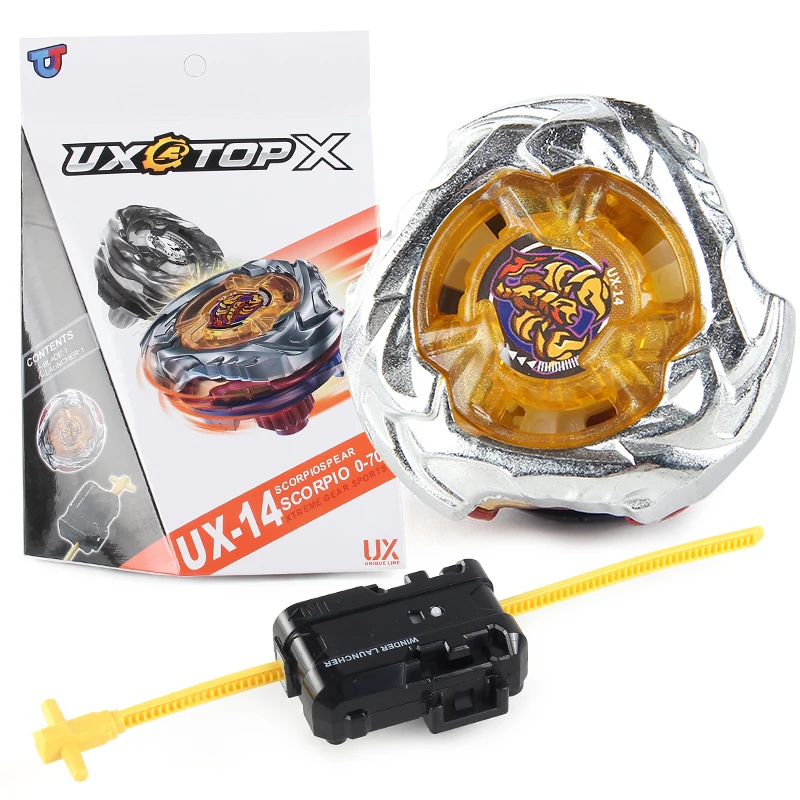 Bey X UX-14 Escorpio Lanza Booster Starter Top Battle Gyro Toy Juego giratorio Regalo