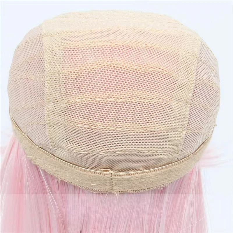 인형의 가발 머리 둘레에 맞는 25-27.5cm Blyth 인형 긴 스트레이트 헤어 장난감 드레스 놀이 집 인형 액세서리, 인형 없음
