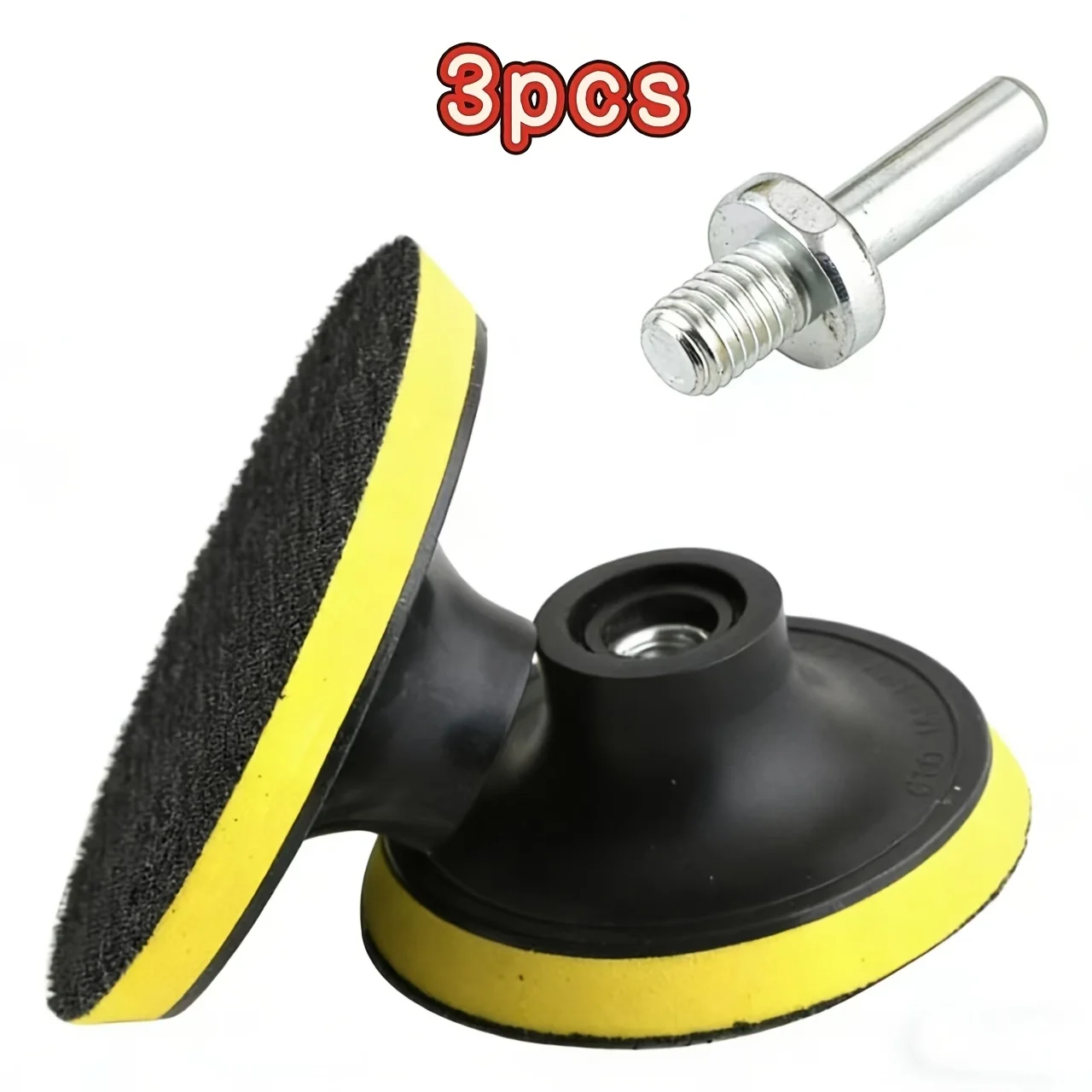 4 5 Inch Hook Loop Sanding Pad M10 Drill Adapter Self Adhesive Polishing Backer Plate for Car Wood Metal Sander