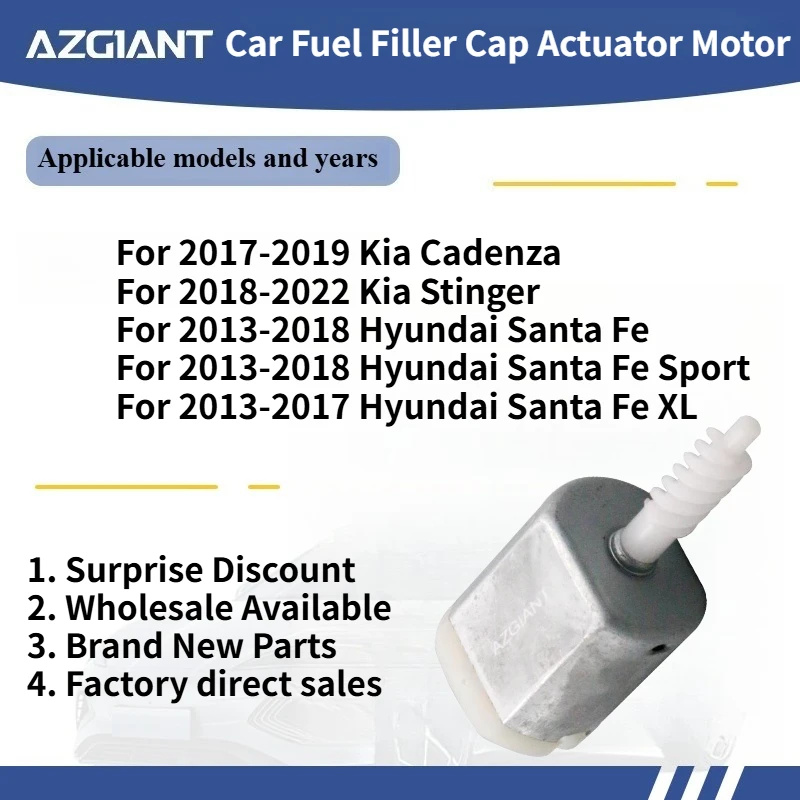 

For Kia Cadenza 2017-2019/Stinger 2018-2022/Hyundai Santa Fe 2013-2018 Car Fuel Filler Flap Open Lock Release Actuator Motor OEM