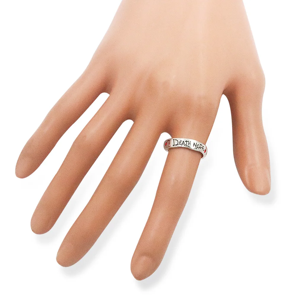 Brdwn Death Note Yagami Light Cosplay Zinc Alloy Sword Halloween Ring image 2