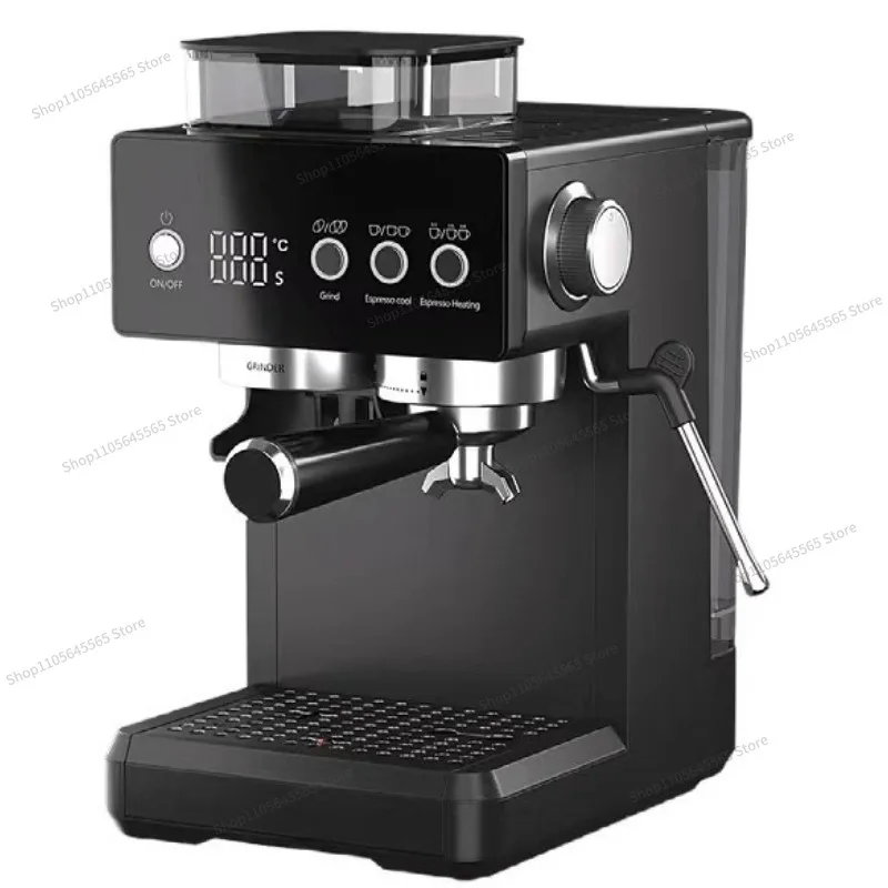 For Hand Cranked Coffee Machine, Household Small Hot and Cold Dual Extraction Coffee Machine, Grinding Integrated