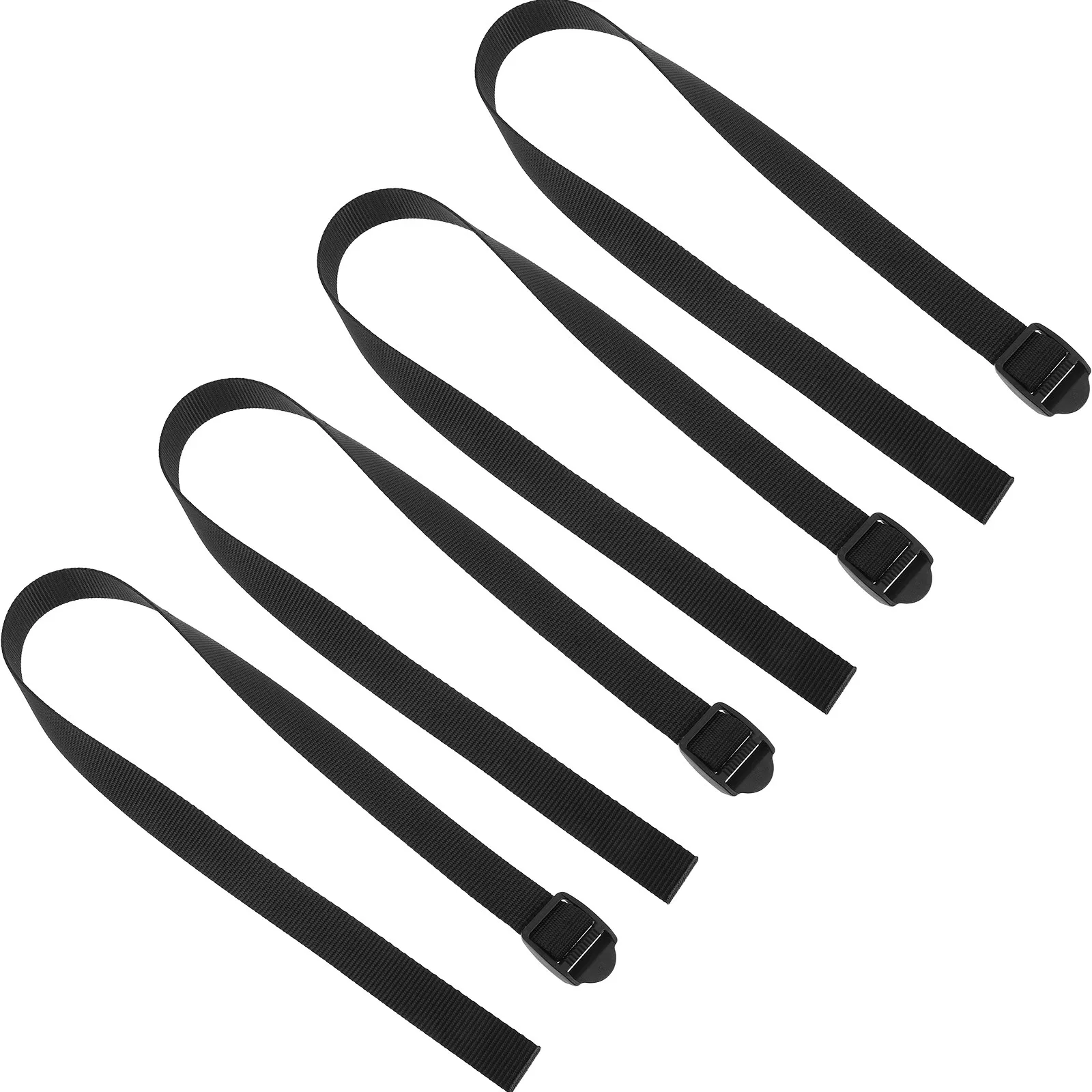 4Pcs Rowing Machine Foot Straps Elastic Adjustable Pedal Traction Straps Gym Accessories Replacement Parts for Bike Leg Press