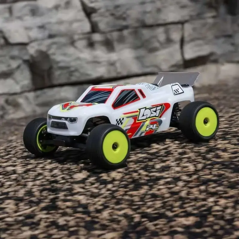 LOSI 1/28 Micro T Mini RC Car Simulation Remote Control Electric Rear Drive Brushed 2S Off road climb Vehicle Field Truck Model