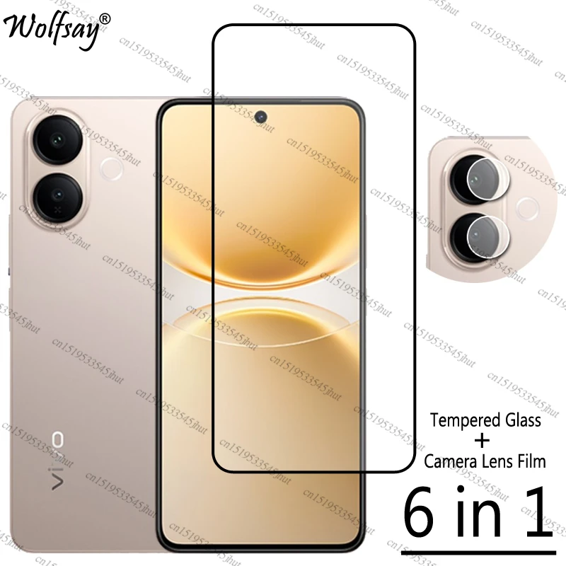 

Full Cover Tempered Glass For Vivo V70 Lite Screen Protector Vivo V70 Lite Camera Lens Protective Glass For Vivo V70 Lite Glass
