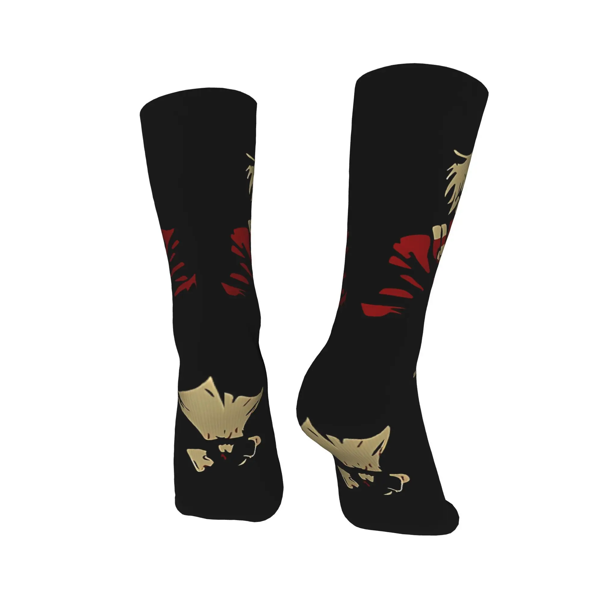 Adults Men Socks Devil May Cry 5 Dante  Stockings Non Slip Soft Breathable Socks Winter Harajuku Printed Outdoor Socks