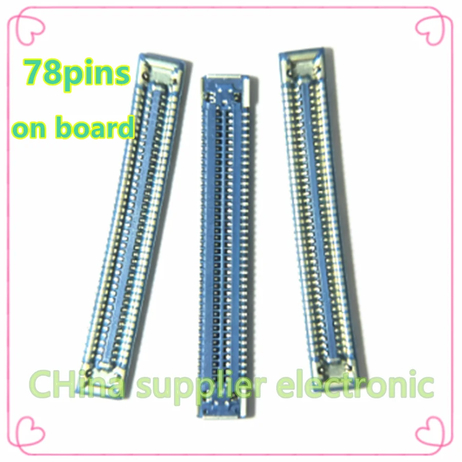 For Samsung A12 A32 A52 A53 A72 Display Seat Main Board Cable 78pins Connector on Board Flex Inline Note20 10+ signal holder