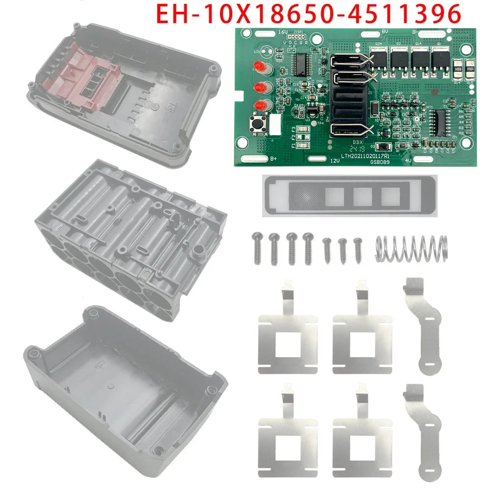 4511396 Li-ion Battery Management System BMS Charging Protection Circuit Board PCBA For Ozita For EINHELL POWER X-CHANGE 18V PX-