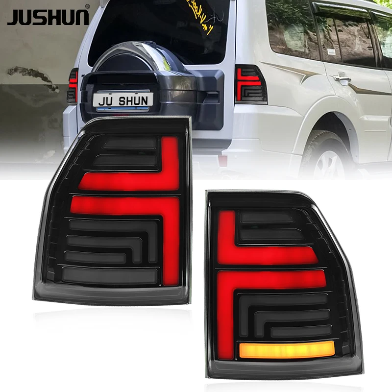 Modified Full LED Rear Taillamp For Mitsubishi Pajero V97 06-20 Multi-Function Brake Reverse Signal Tail Light Replacement Parts