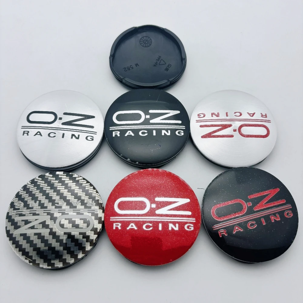4pcs/set OZ Racing Emblem Badge 55mm Car Wheel Center Hub Caps Rim Dust Cover Hubcaps Wheel Cap Replace Car Accessories For M582