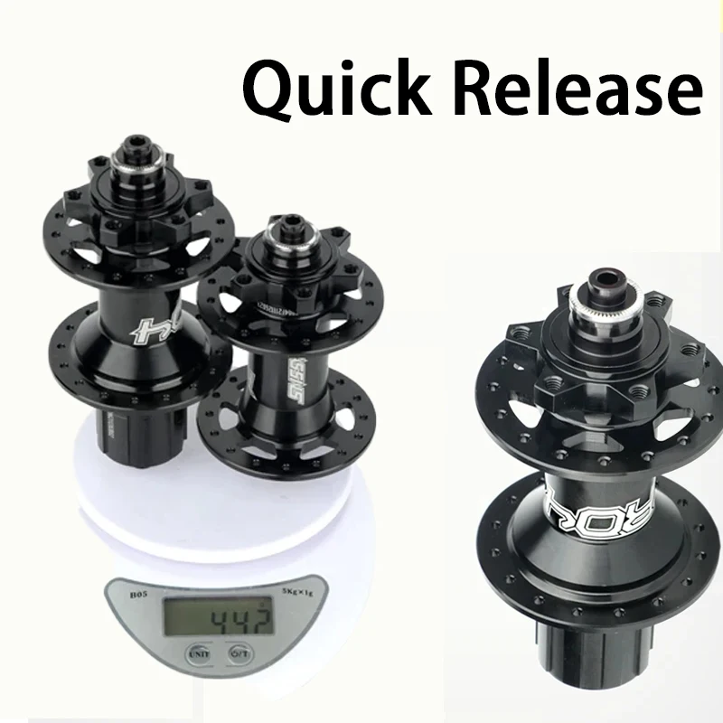 Pro 4 HASSNS 32 فتحة 36 فتحة Mtb Hub الإفراج السريع 10x135 المحور الخلفي Mtb Thundering Masses Noisy K7 Cube 120 نقرة 12 سرعة HG #3