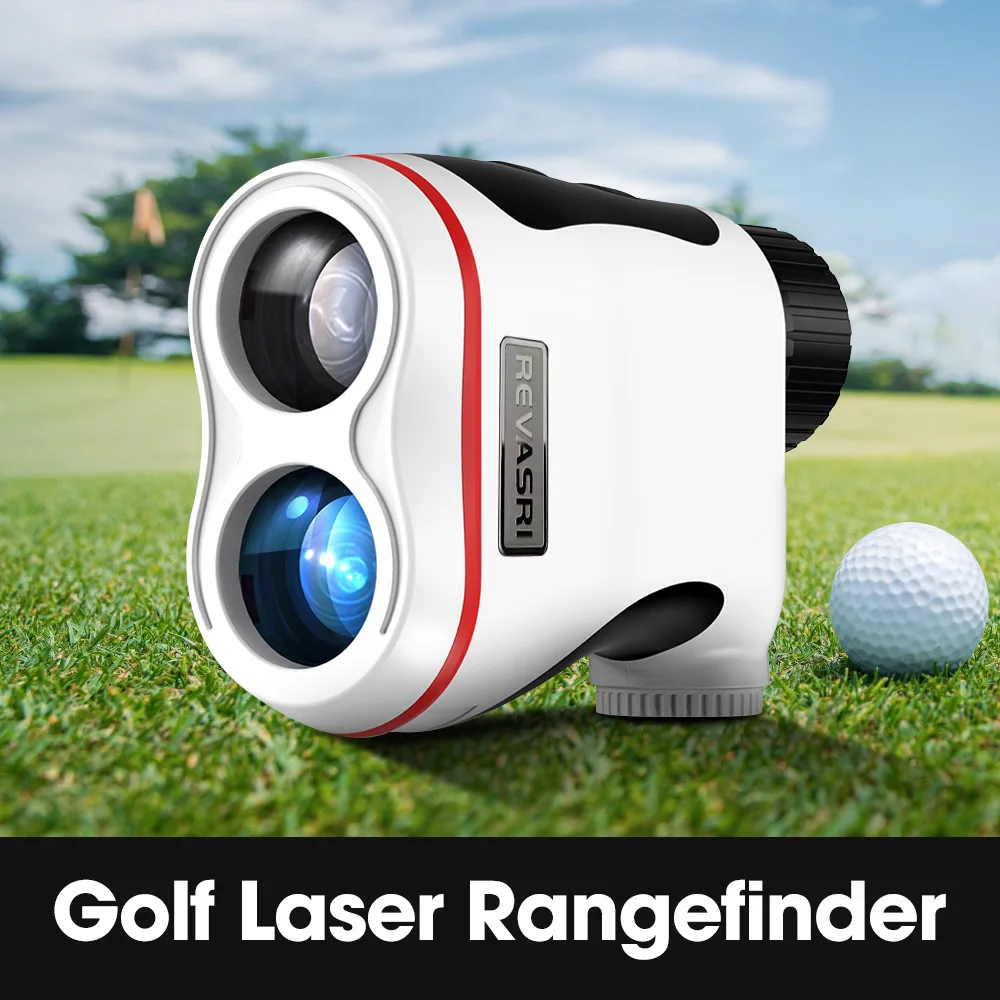 REVASRI 650Yard Golf Rangefinder with Clear LCD Display Slope Compensation Flag Lock Vibration Replaceable CR Battery for Golfer