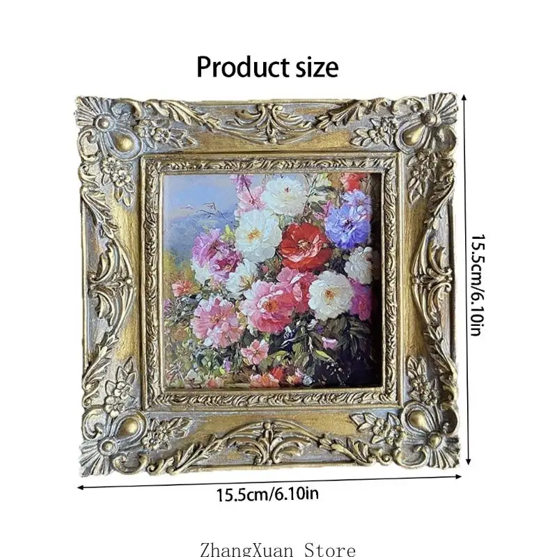 European Antique Gold Decors Photo Display Frame For Living Room Bedroom Decors 3XUF – Detail 6