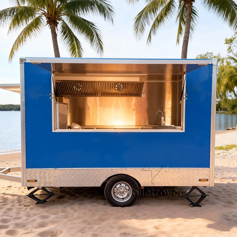 

Commercial Mobile Food Trailer Hot Dog Cake Sausage Teppanyaki Sandwich Affordable Food Truck for Sale