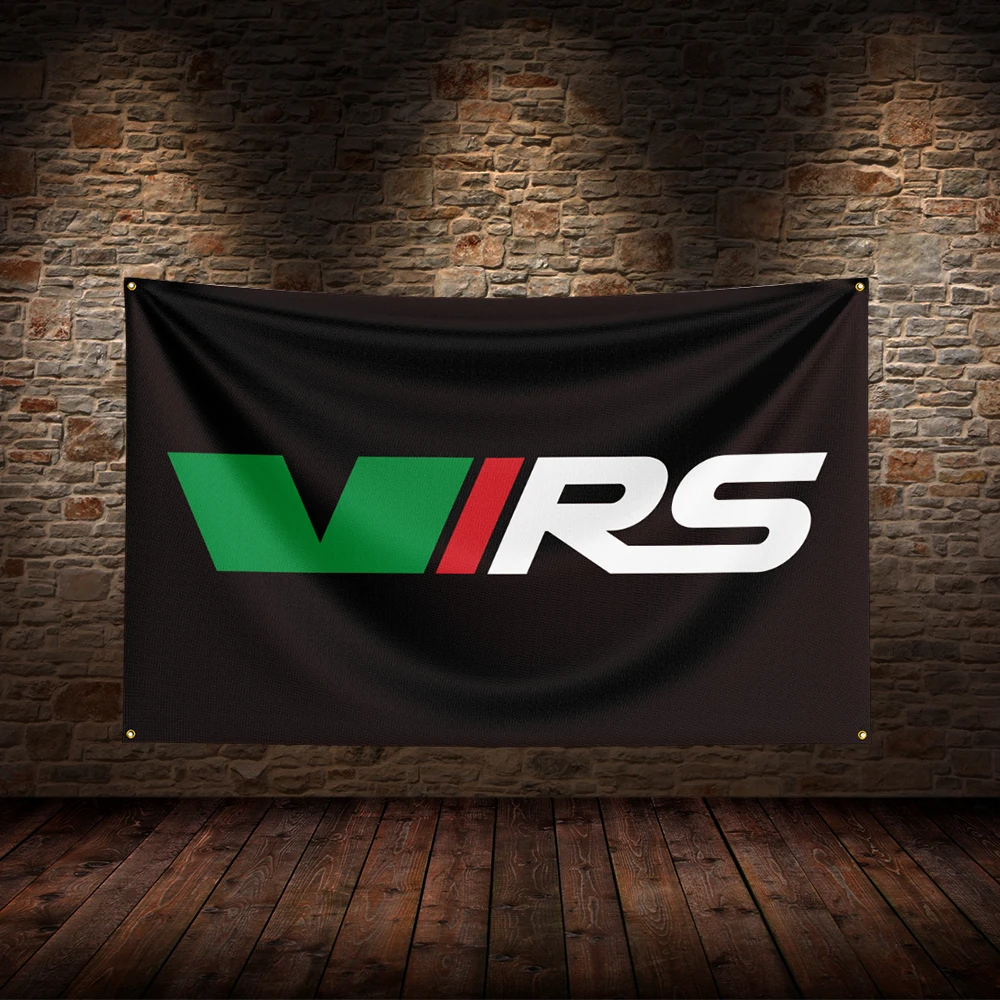 

3x5 Ft V-Virss Flag Polyester Printed Car Flags for Room Garage Decor