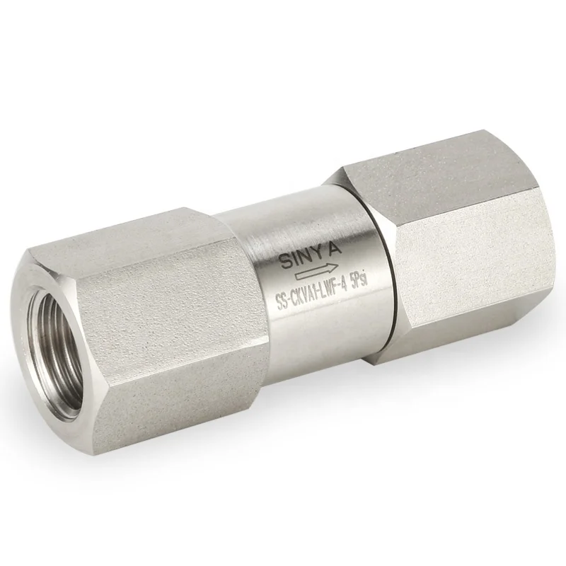 

Stainless Steel High Pressure Non Return Cracking 1/3 Type Instrumentation Check Valves