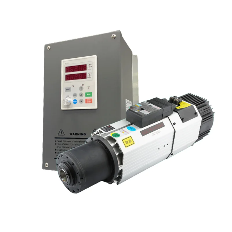 Good Quality CE HOLRY 12000RPM 24000RPM ISO30 220V 9KW ATC Air Cooled Spindle Motor With Frequency converter