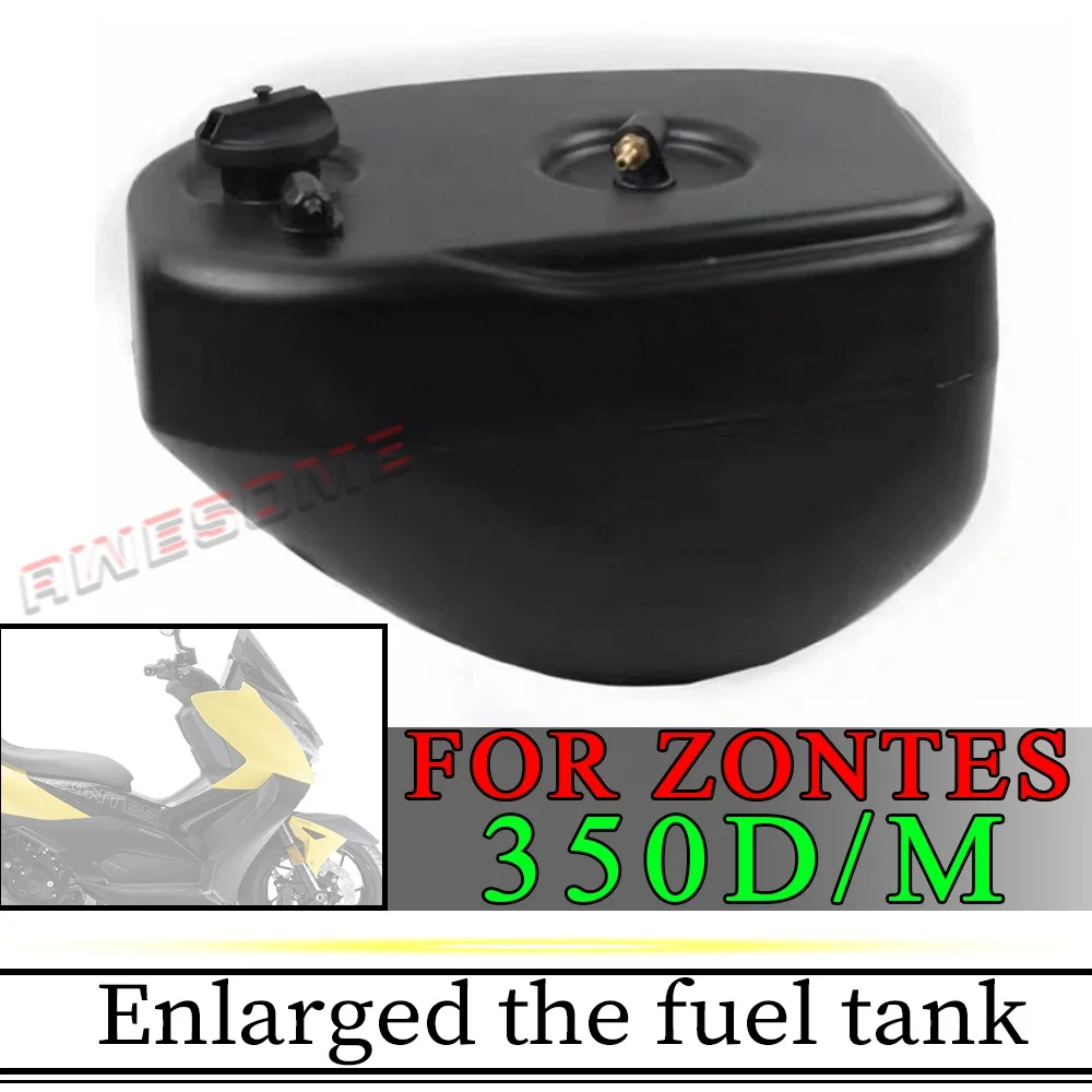 Black Enlarged Auxiliary Fuel Tank For Fit ZONTES 350D 350M D350 M350 D 350 M 350 350 M 350 D