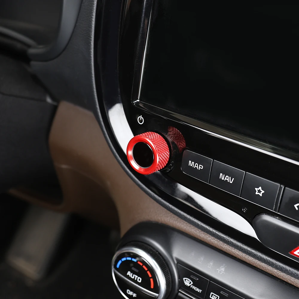 

Декоративное кольцо-накладка на ручку аудиосистемы для KIA Soul 2020-2025 (левый/правый руль), из алюминиевого сплава, аксессуары для автостайлинга