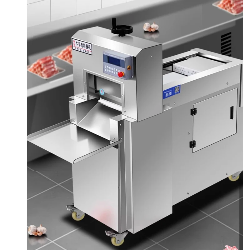 

Automatic Frozen Meat Slice Slicer Cnc Lamb Roll Bacon Slicer Cutting Frozen Meat Slicing Machine