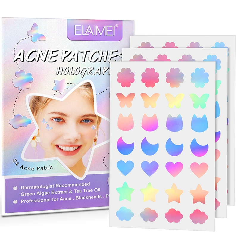 84Pcs Pimple Patches Invisible Removal Pimple Patch Beauty Tool Pimple Concealer Face Spot Scar Care Sticker