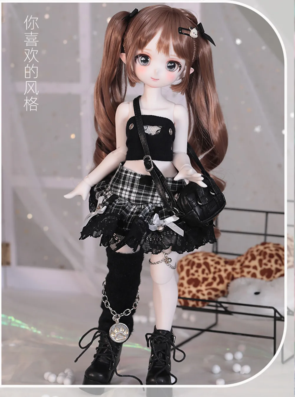 2024 1/4 sd bjd genuine doll Smile Bunny Girl Girl Genie 2 Yuan cartoon advanced joint moving figure new gift spot makeup