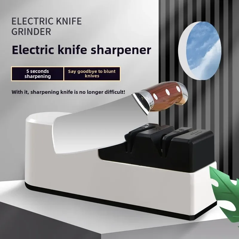 Electric Knife Sharpener USB Charging Automatic Knife Grinder Household Wireless Electric Fast Sharpener Kitchen Tools