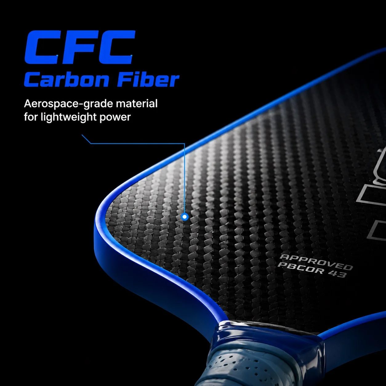 WNONSO Gen 5 Foam Core CFC Carbon Fiber Pickleball Paddle J6CR High Bounce Pickleball Racket Responsive Face for Quick Volleys image 5