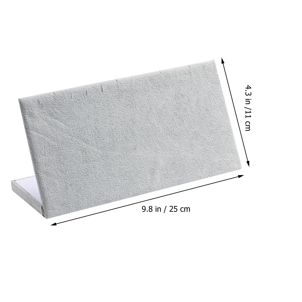 

1pcs Premium Jewelry Display Stand for Necklaces Earrings Bracelets Lightweight Showcase with Tilt Angle Soft Material Non-Slip