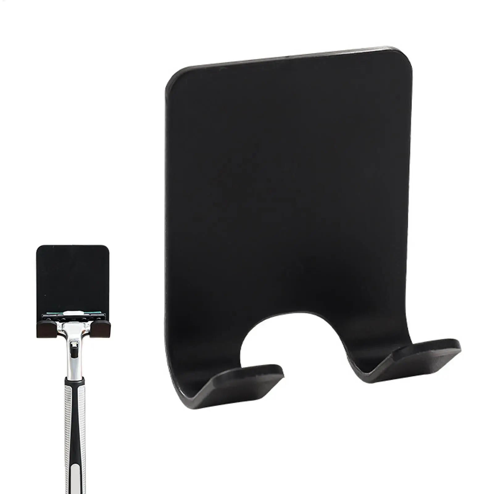 Waterproof Strong Load-Bearing Razor Holder, Shower Hanger with Suction Cup, Bathroom Storage Rack for Shaver & Brush