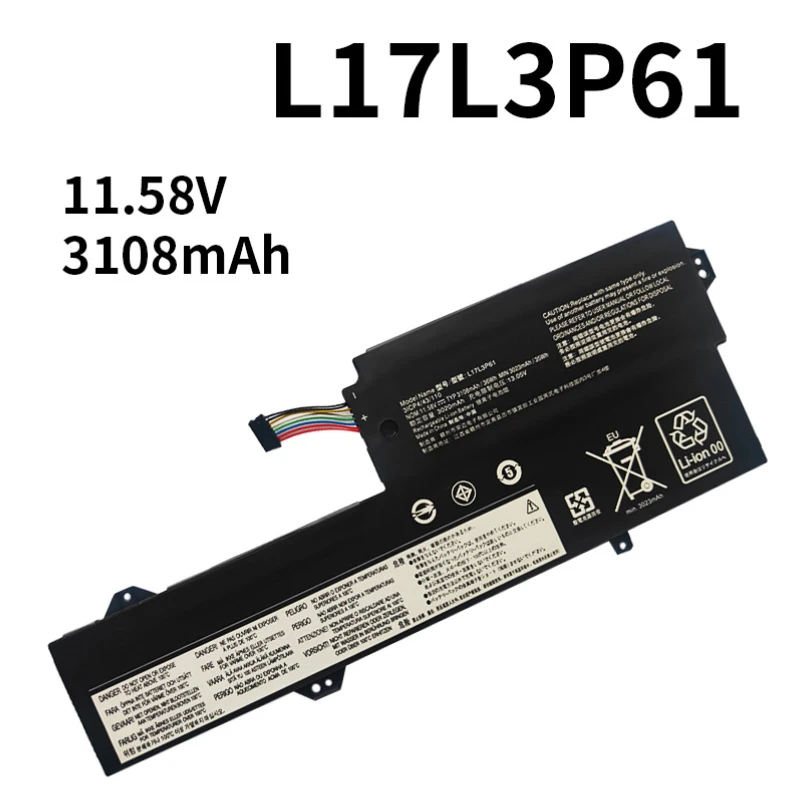 3108mAh 11.58V L17L3P61 Battery For Lenovo IdeaPad 320S-13IKB Xiaoxin 7000-13 Yoga720-12 720-12IKB 520-12V 330S-13IKB