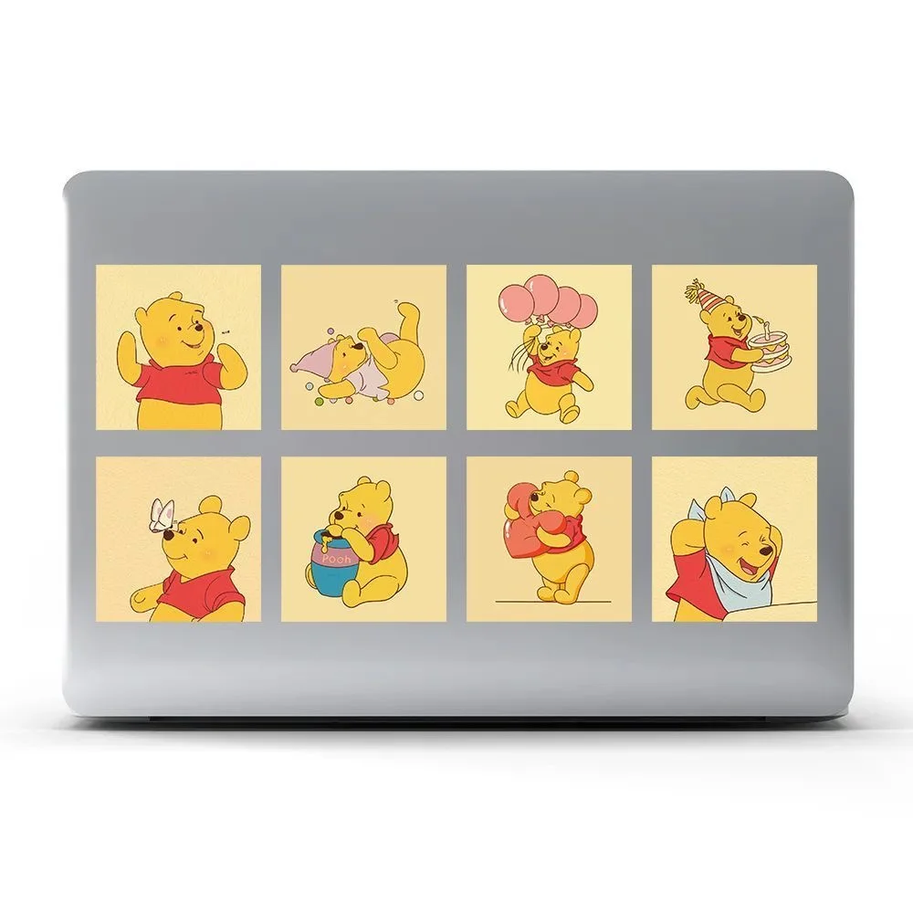 500 قطعة kawaii ويني ذا بوه سوبر لطيف الكرتون مقاوم للماء لفة ملصق سطح المكتب غرفة نوم جدار صندوق الهاتف المحمول ملصق يدوي الصنع