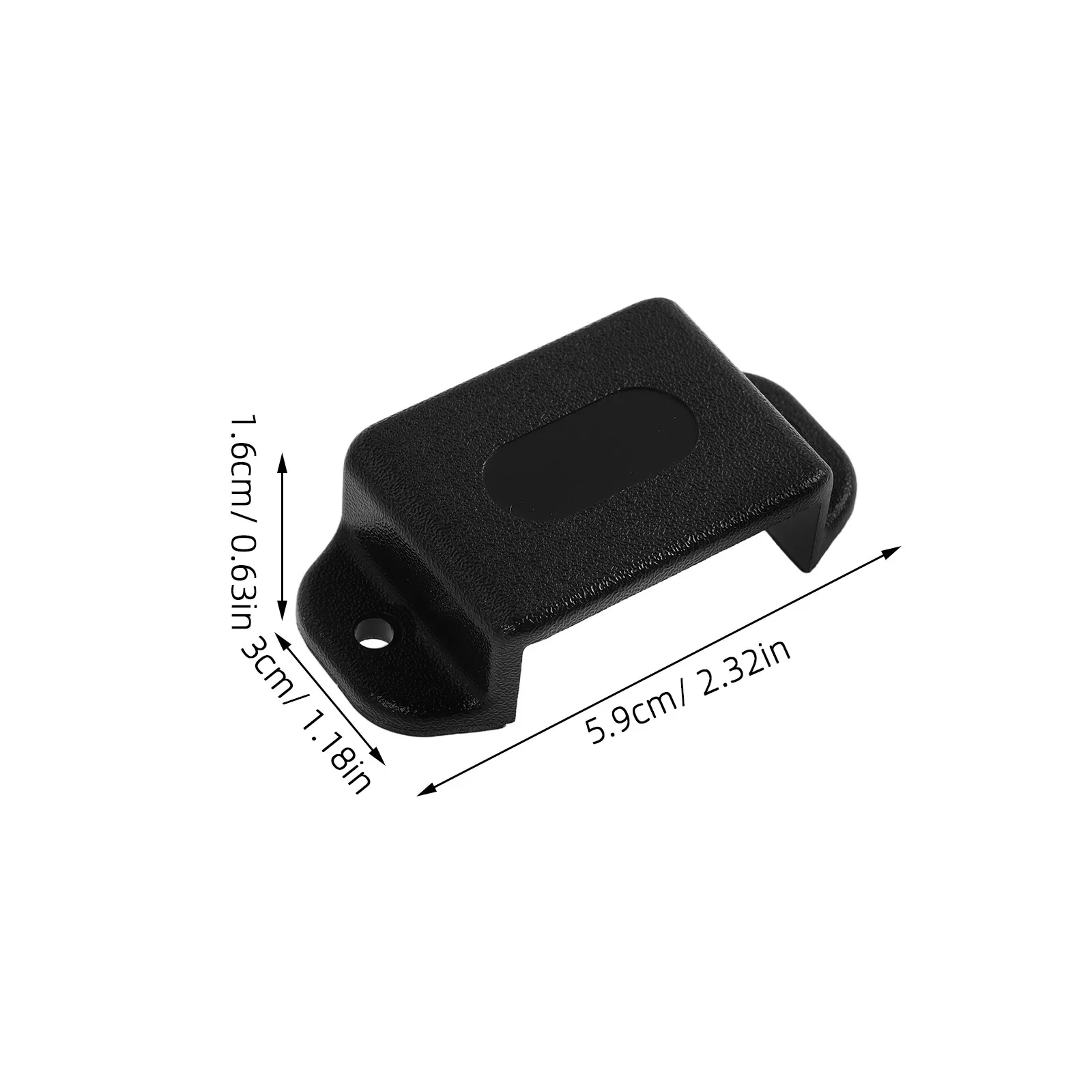 2Pcs Car Radio Mount for Handheld Interphone Dashboard Clip Holder Secure Screw Fixed Cb Microphone Wall Mount Bracket