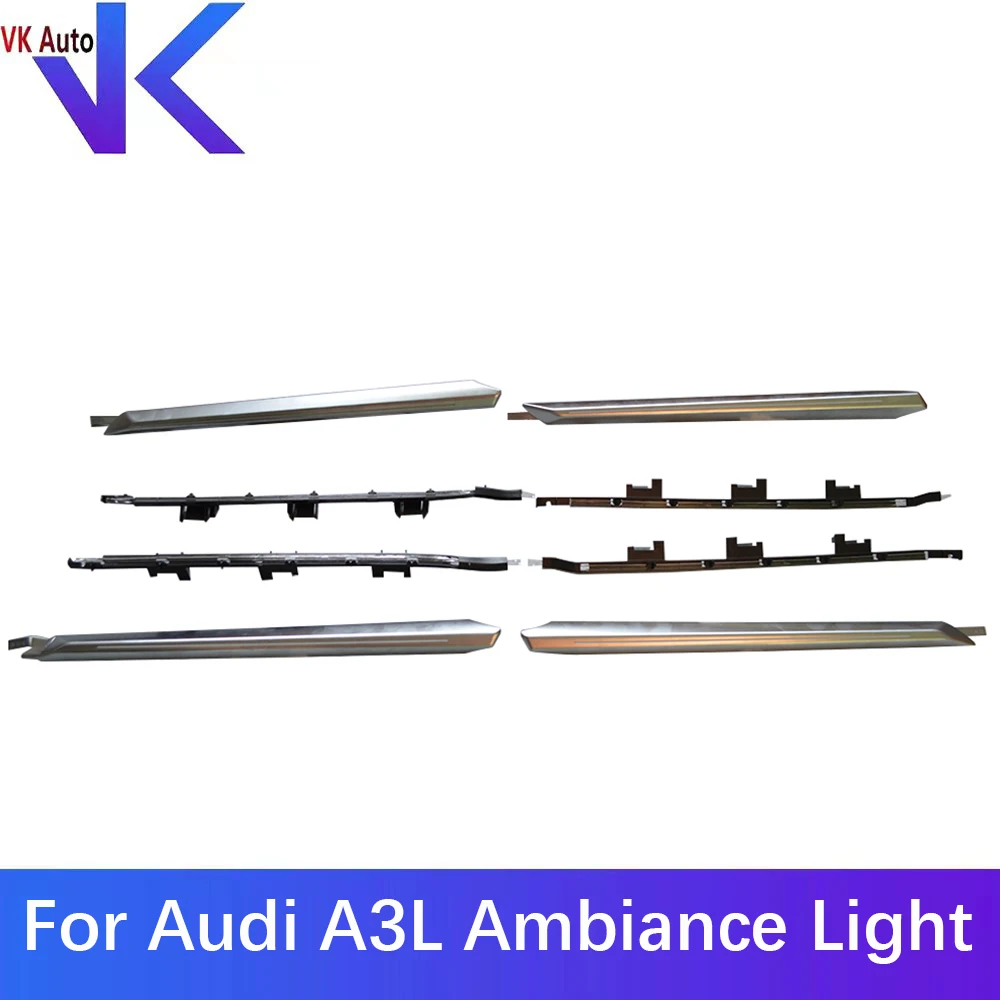 

For Audi A3L Ambiance Light Silver 8-piece Set