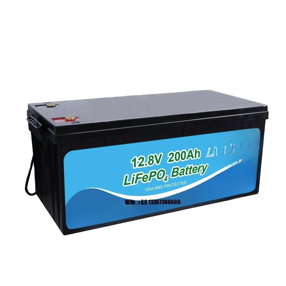 

12V 100ah/200ah solar battery lithium ion 12.8V/25.6V 100Ah lithium iron phosphate lead acid pack high efficiency and long life
