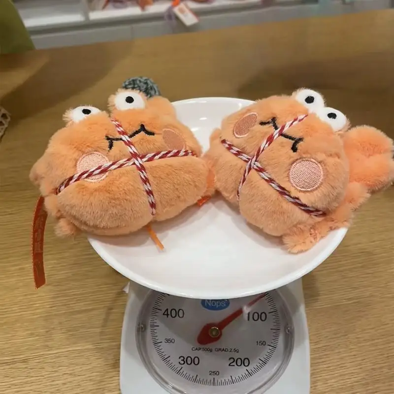 Cute Plush Keychain Cute Hairy Crab Plush Bag Pendant Car Pendant Bag Charm Backpack Keychain Stuffed Animals Keyring For Home