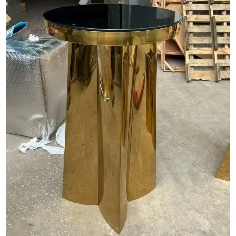 Bar Table Cocktail Furniture Wedding Supplies Gold Stainless Steel