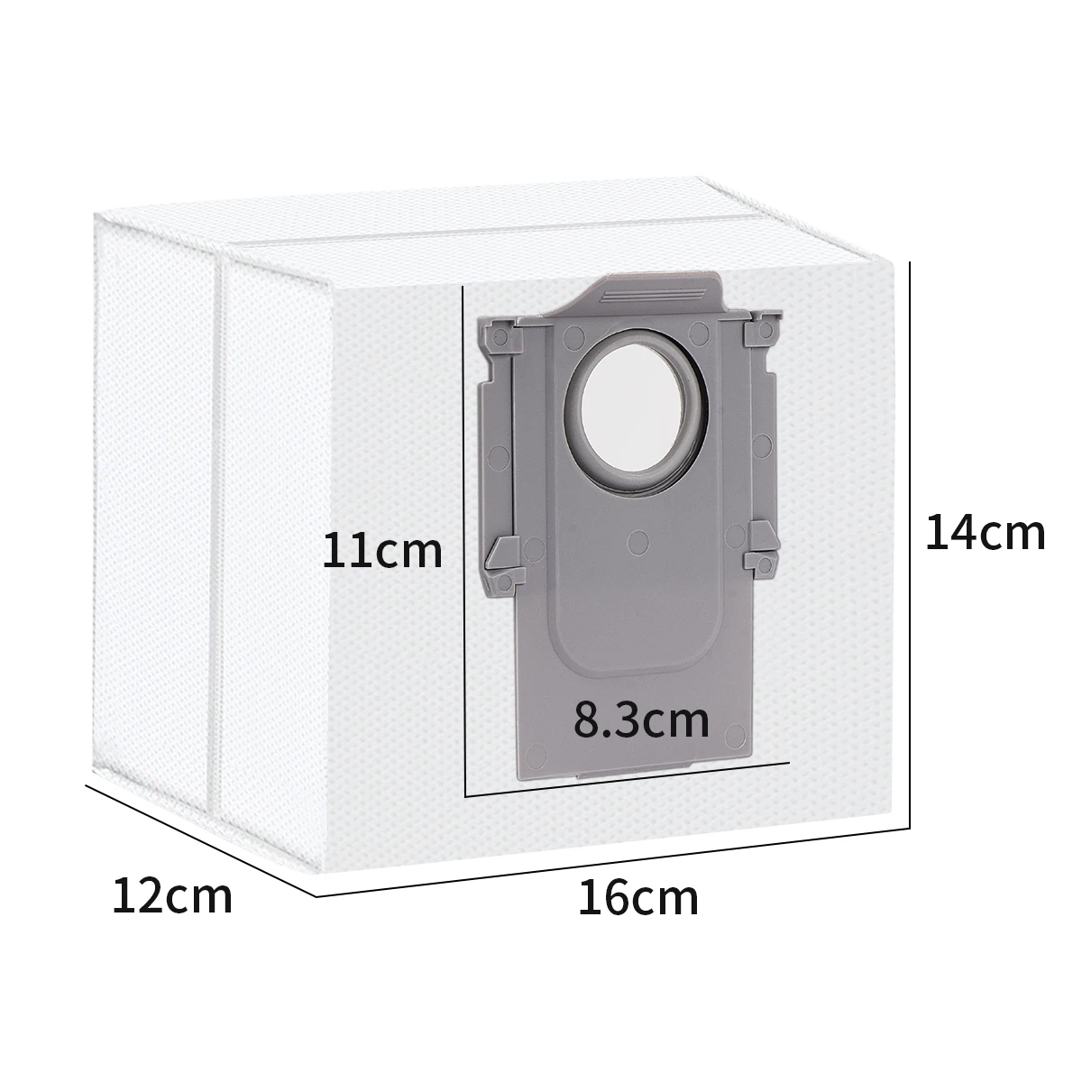 Replacement Dust Bags Compatible With Roborock Q10 Q5 Q7 Q8 T8 S5 S7 S8 Series Robot Vacuum Cleaner Spare Dust Collection Bags