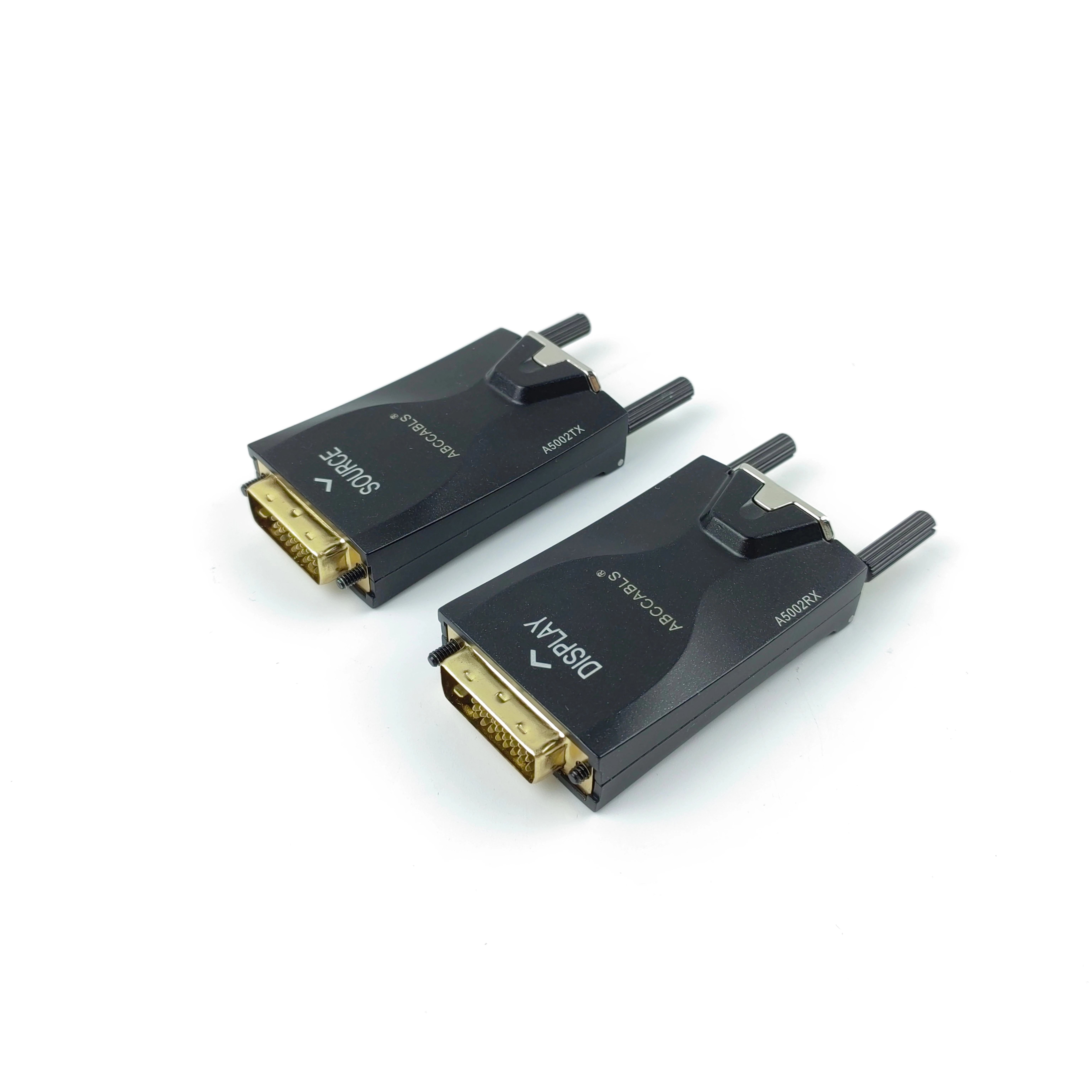 LC to DVI Fiber Optic Adapter Digital Video Converter for Monitor Projector PC TV-Versatile Connectors for Multimedia Devices