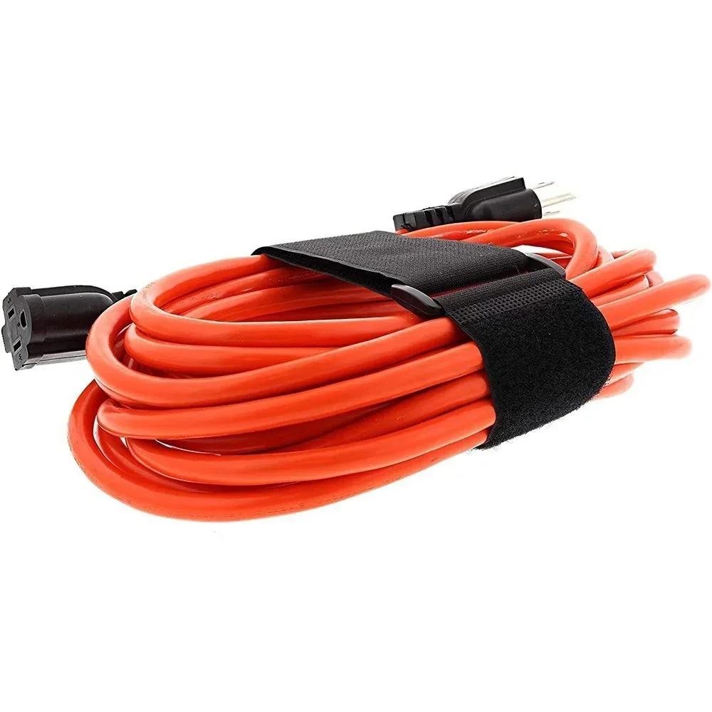 Atacado 10 peças de gancho e laço reutilizáveis fixação durável cabo de nylon correias de fixação laços funcionais, comprimento 20cm, 50cm opcional