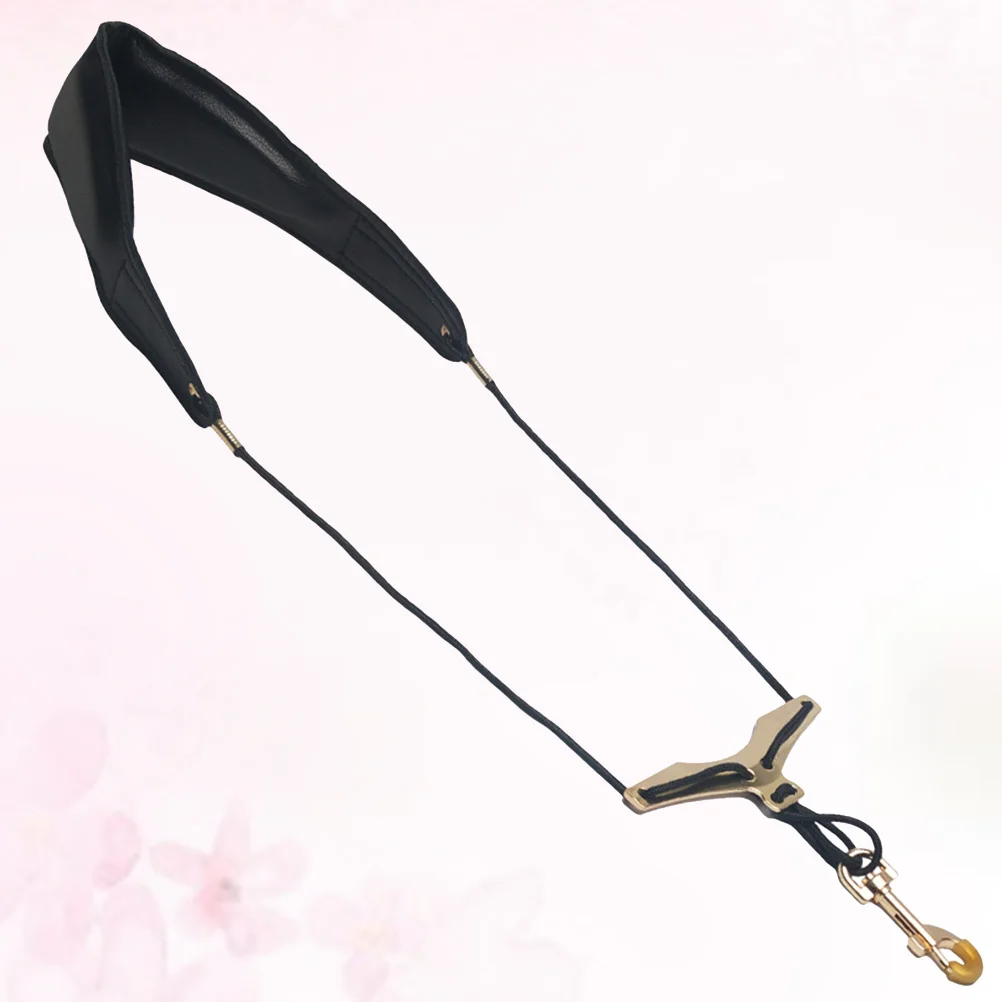 

Saxophone Shoulder Strap Adjustable Microfiber Comfortable Breathable Snap Hook for Tenor Alto Soprano Saxophone