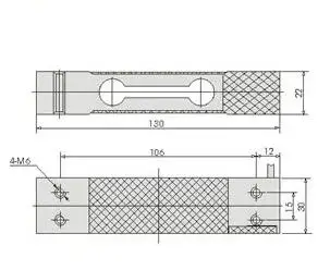 Single Point Load Cell 3-50kg Parallel Beam C3 for Bench Scale Platform Weighing