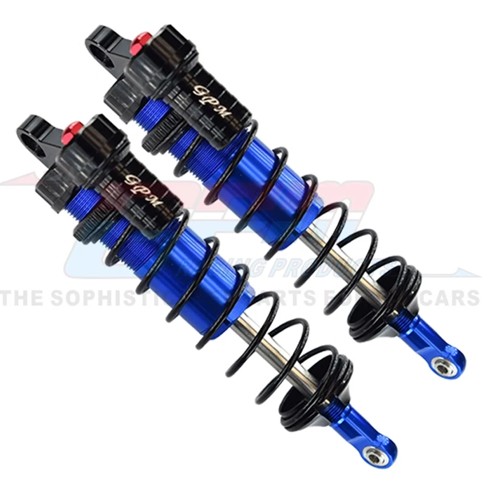 GPM Metal Alloy 128mm L Shape Front Shock Absorber 9660 for Traxxas 1/8 Sledge 4WD Monster Truck 95076-4 RC Car Upgrade Parts