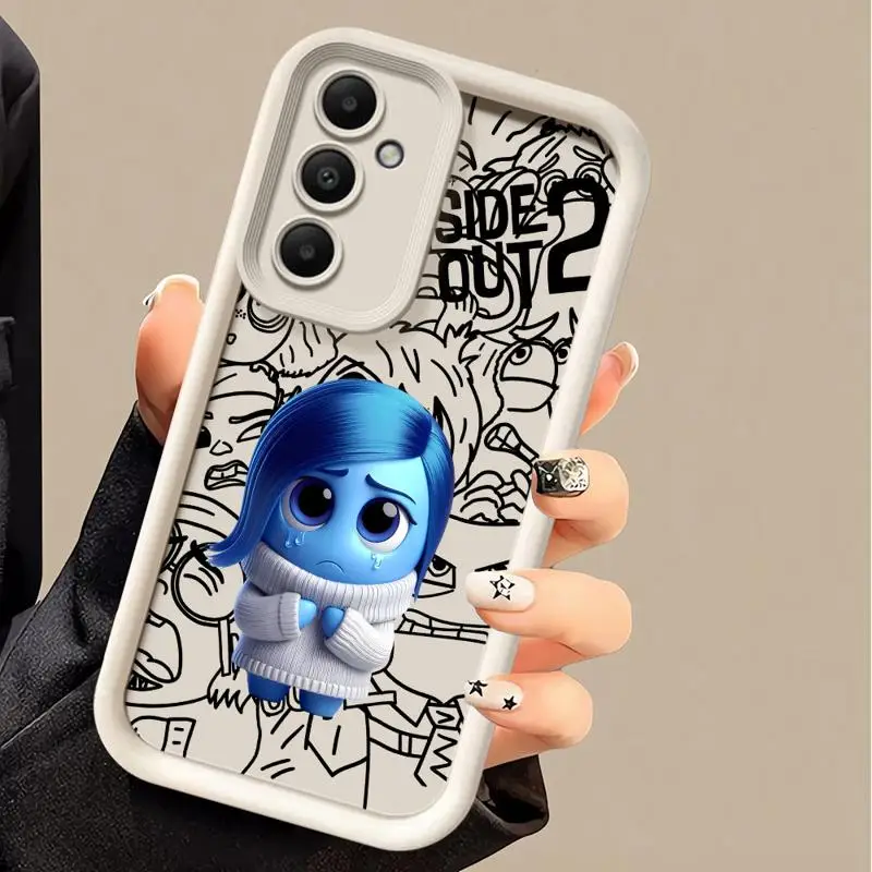 phone case for Samsung Galaxy A54 A53 A34 A23 A16 A12 A53 A52 A32 A35 A14 tpu funda waterproof caso Disney Inside Out Vice Mente