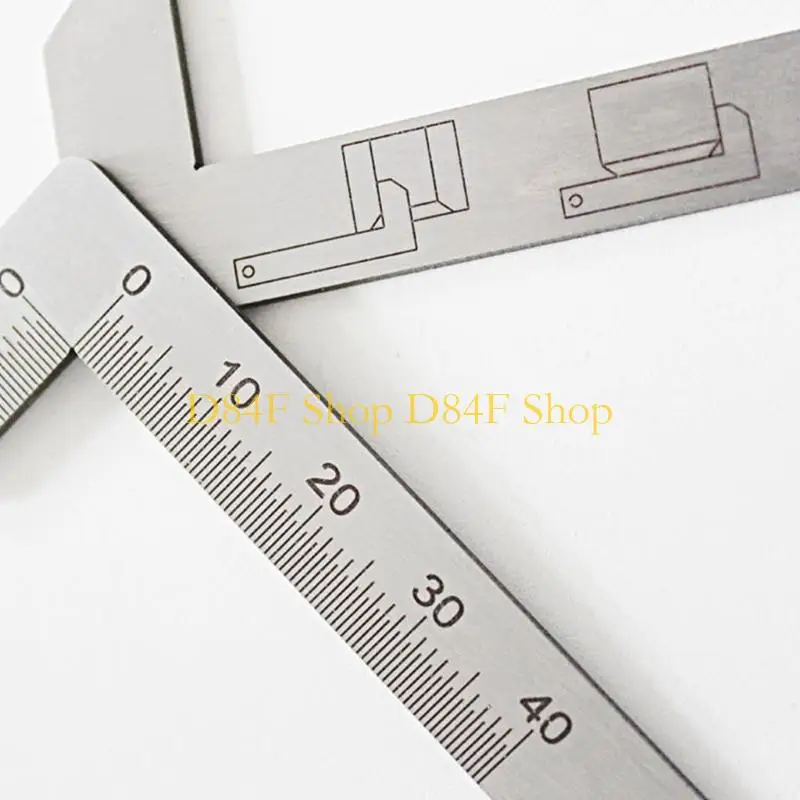 D84F Bevel Edges Measurement Calipers Multifunctional for Right-Angles Assessment