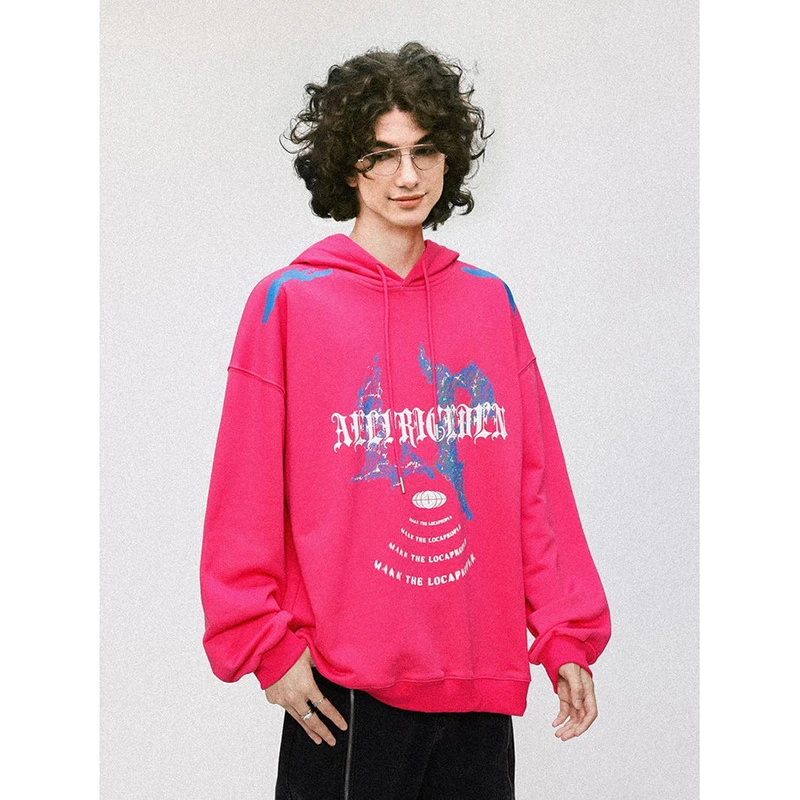 Aelfric Eden Gothic Streetwear Oversized Hoodie 2023 Men Hip Hop Y2K Japanese Harajuku Loose Cotton Female Sweatshirts Hooded