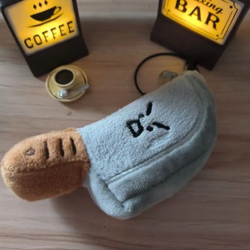 Small Knife Plush Earphone Bag Pendant Funny Knife Mini Storage Bag Doll Pendant Keychain Creative Surprise  Gift Accessories