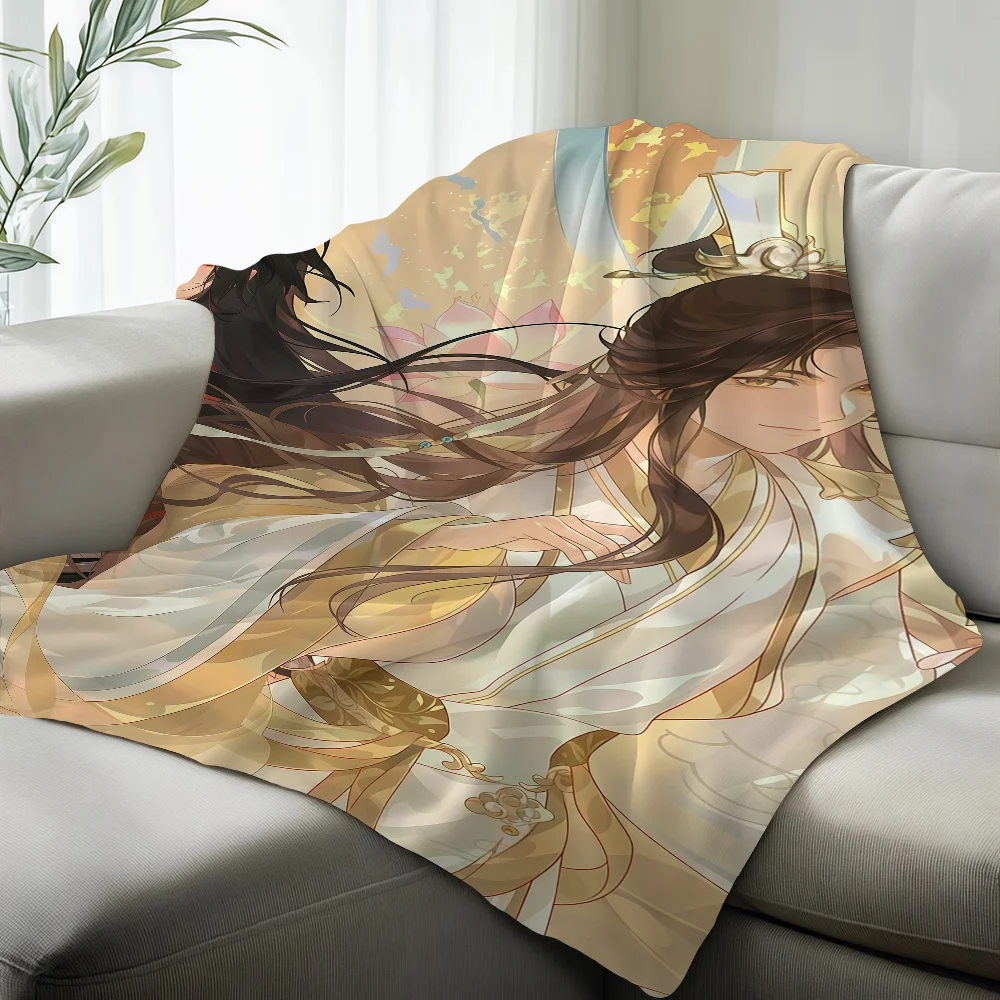 Anime H-Heaven Official's Blessing Blanket Suitable For Sofas Beds Offices Cars Outdoor Travel An Ideal Gift For Friends Family