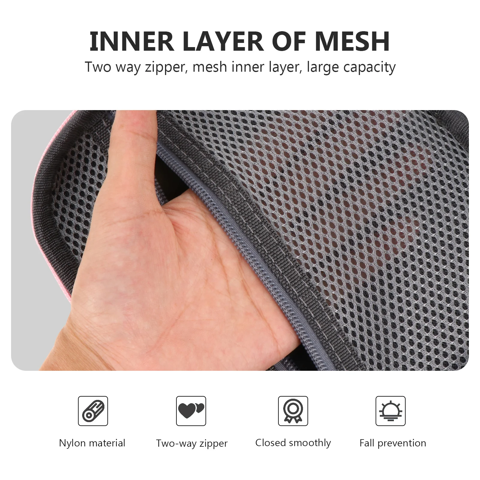 

Gimbal Protective Nylon Handheld Case for Osmo Mobile 3 4 Portable Storage Bag Two-Way Zipper Protective Pouch Eva Mold Carrying