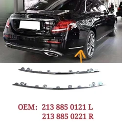 Rear bumper chrome decorative strip A2138850121 A2138850221 For Mercedes Benz E-Class W213 2016-2020 E300 E350